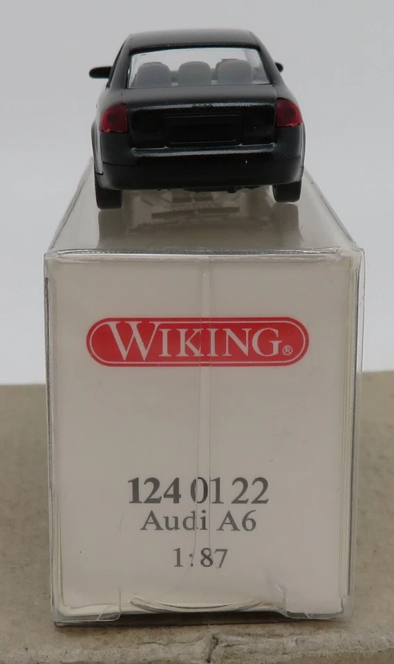 Micro Wiking Ho 1/87 Audi A6 Nera In Scatola #1240122 - Immagine 4 di 4