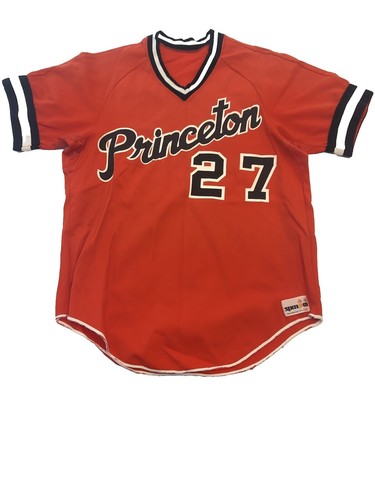Game Worn Used Princeton Tigers Lacrosse LAX Jersey Size XL New