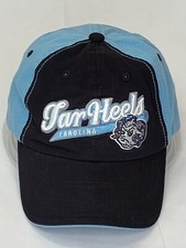 ☑️🧢🚨North Carolina Tar Heels Cap Baseball UNC Hat Rare Blue Black Adj 📸SEE📸