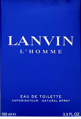 LANVIN L'HOMME EAU DE TOILETTE SPRAY FOR MEN 3.4 Oz / 100 ml BRAND