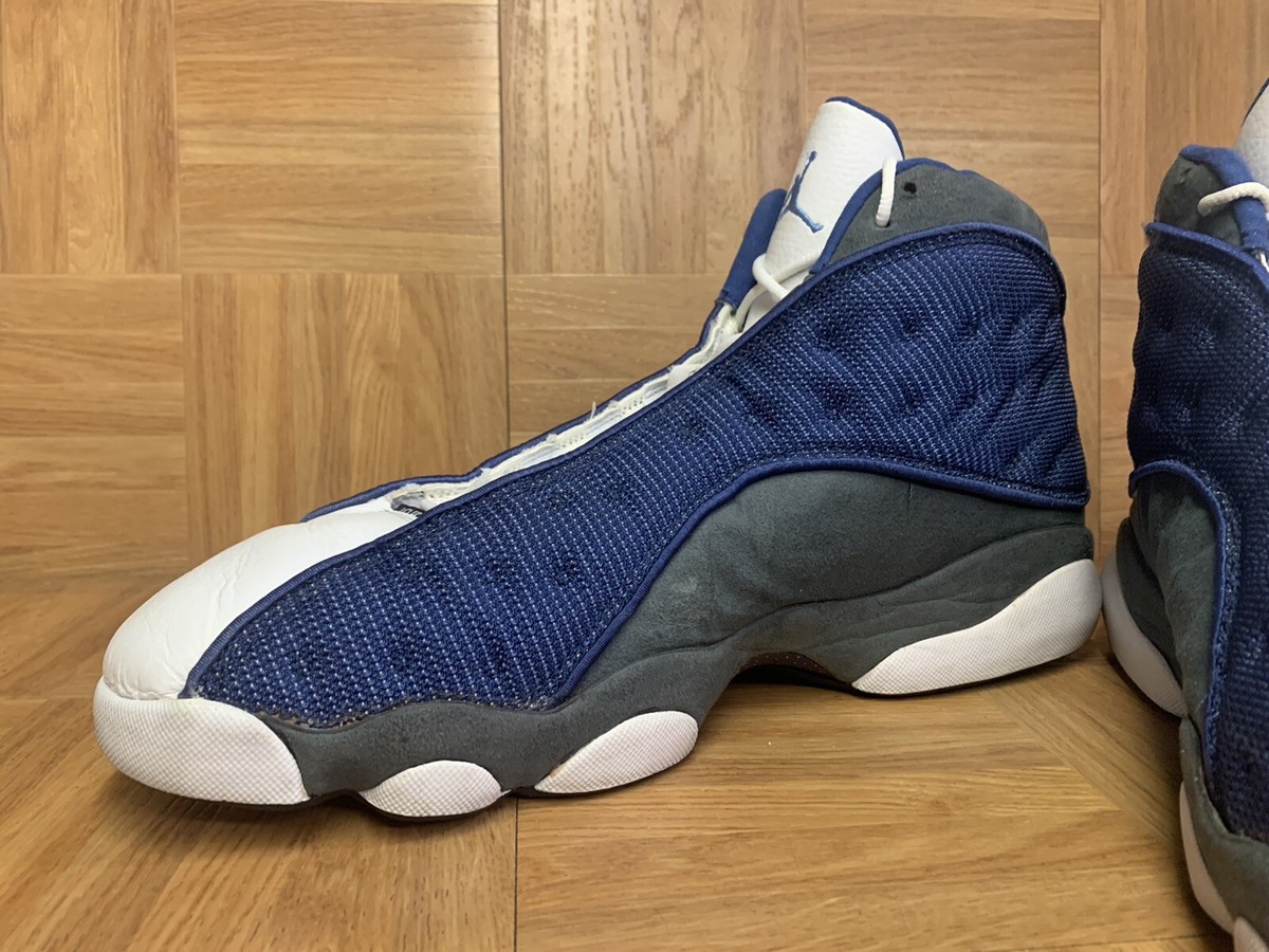 RARE🔥 Nike Air Jordan Retro XIII 13 '05 French Blue Flint Grey Sz