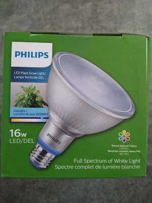 PHILIPS 533323 PAR38 FLOOD 5000K 16 WATT LED PLANT GROW LIGHT BULB