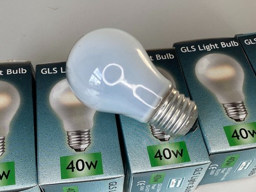 40w ES Pearl GLS Lamp Edison Screw Crompton Old Style Light Bulb E27 - Picture 9 of 24