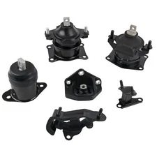Front Rear Engine Motor and Front Rear Trans Mount Set of 6 Compatible with H...