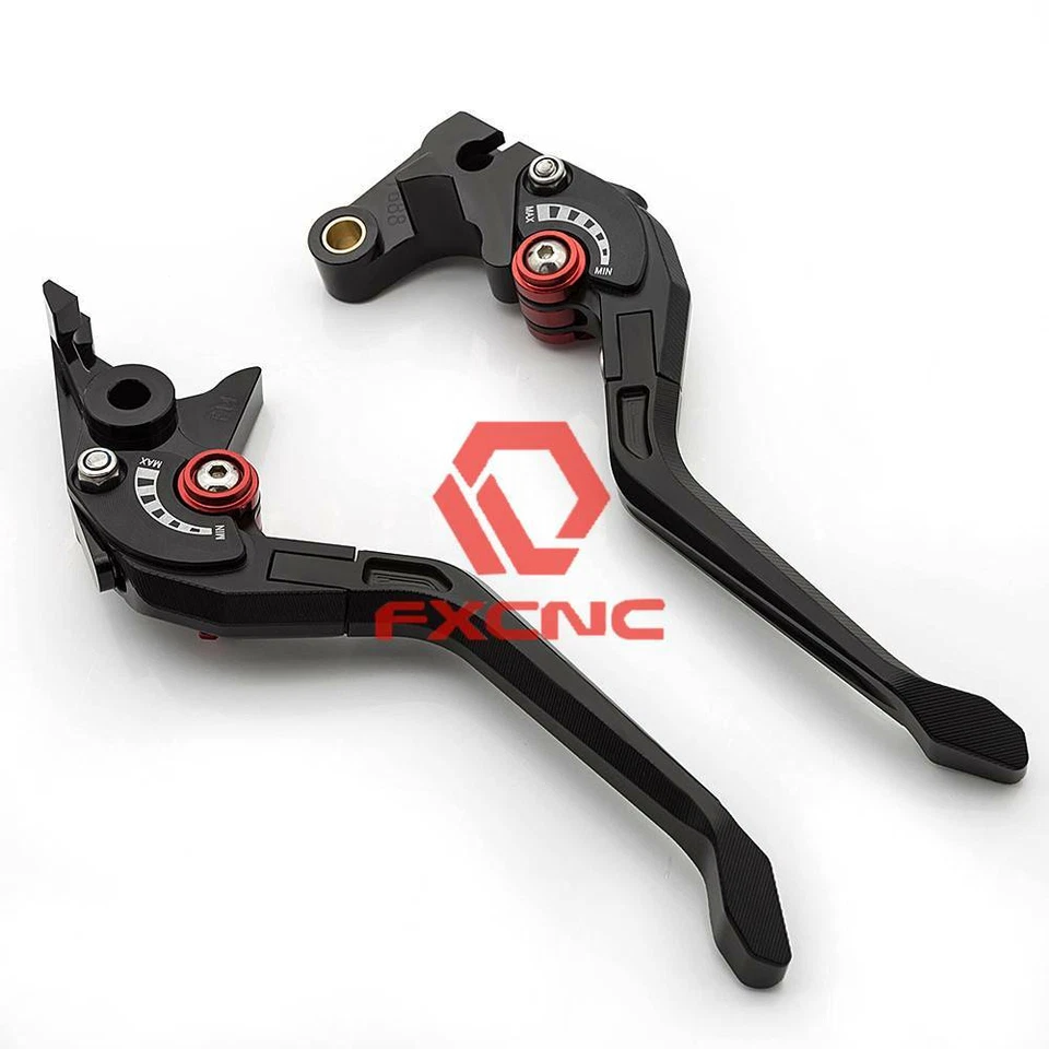 Palancas de embrague de freno 5D Aniti-plegables romboidales para moto guzzi breva 750 2004-2009 Foto 4 de 4