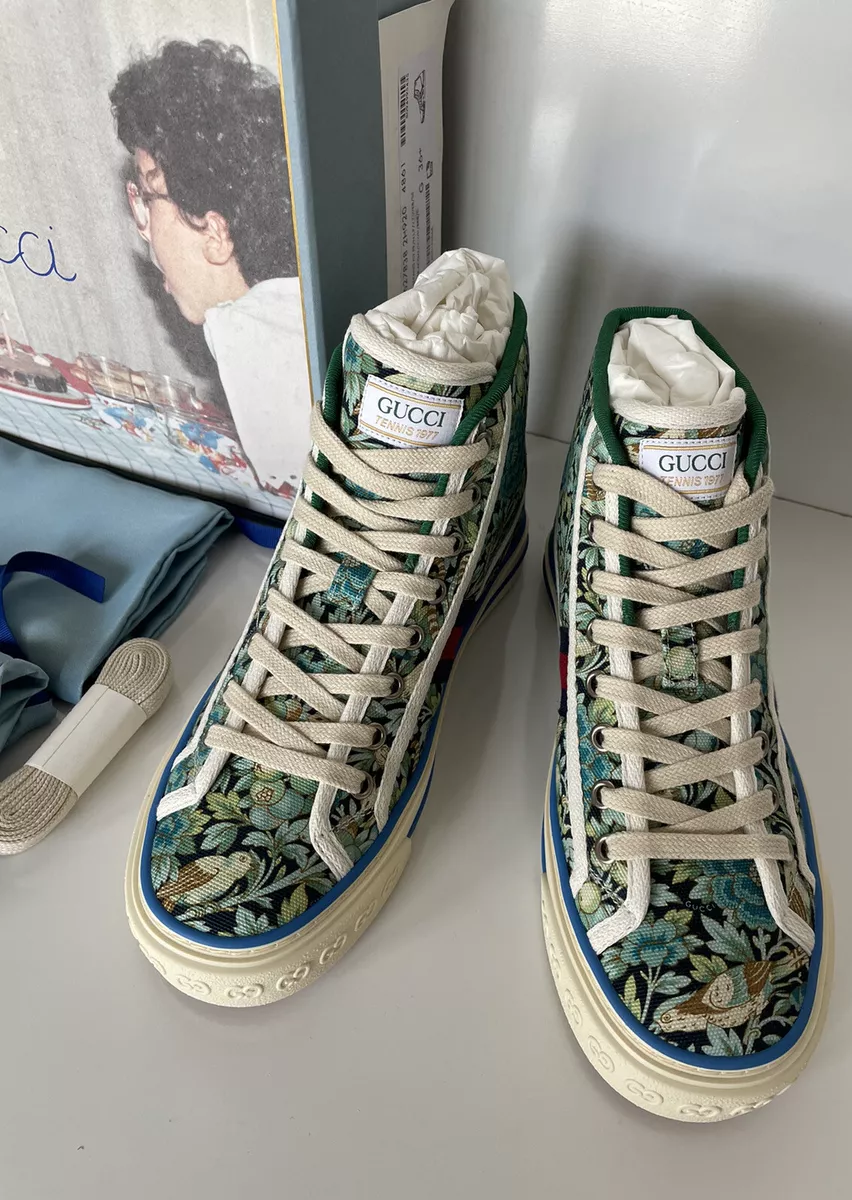 NIB Gucci Floral Love Affair Tennis 77 High-top Sneakers 6.5 US (36.5 Eu) 627838 NIB Gucci Floral Love Affair Tennis 77 High-top Sneakers 6.5 US (36.5 Eu) 627838