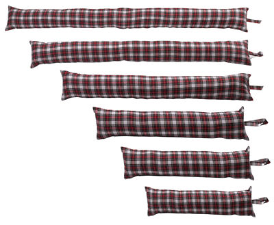 Zugluftstopper Tür Schlange Baumwolle Kleid Stewart Mini Tartan Karo Zugluftstopper