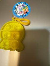 10 Carabiner  Push Pop Bubble Snap  Sensory Fidget Toy Stress Relief  Keychain 
