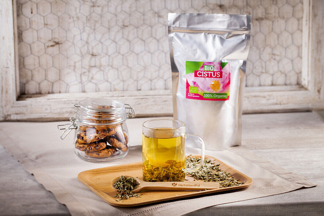 Cistus incanus, biologico, cisto, erba cisto, reciso, polifenoli, 400g