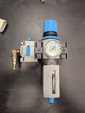 Festo Filter Regulator, LFR-M2-G1/4-KC00 with Shutoff and Guage