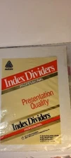 Avory Professional Presentation Quality Index Dividers 