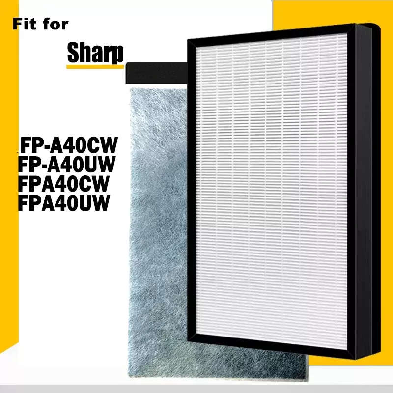 HEPA Carbon Filter FZA40SFU FZ A40SFU for Sharp FP A40CW FP A40UW