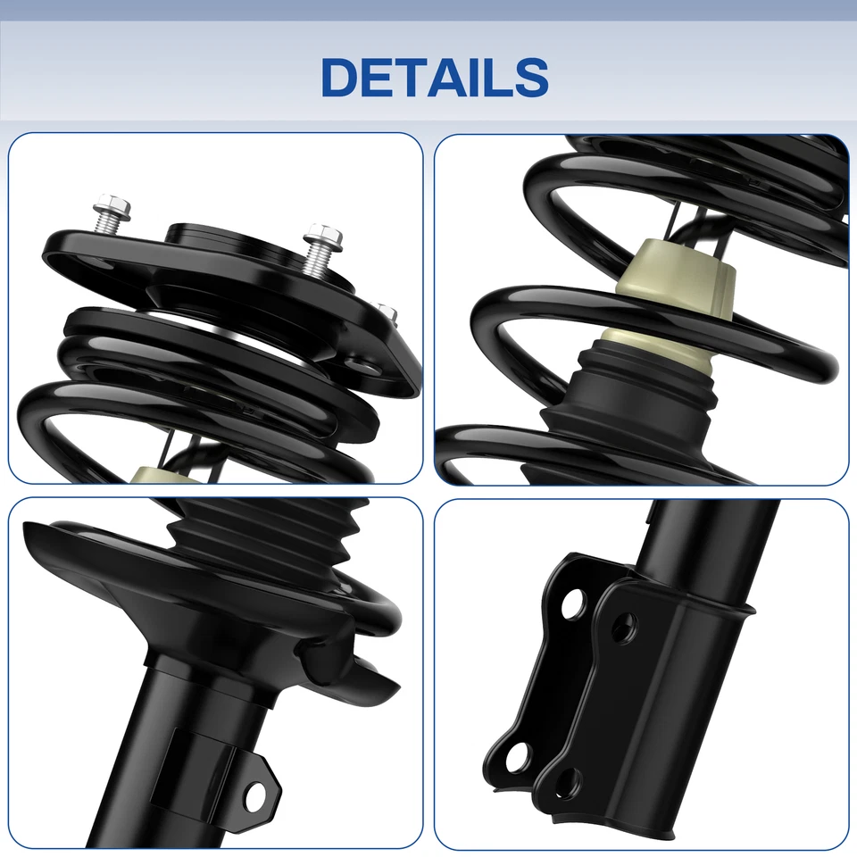 Set 2 Front Complete Struts Shocks For 2003-2008 Toyota Matrix Pontiac Vibe 1.8L - Image 2 of 4
