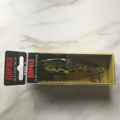 Rapala Skitter Prop - Surface Chugger - 7 cm - Lime Frog.