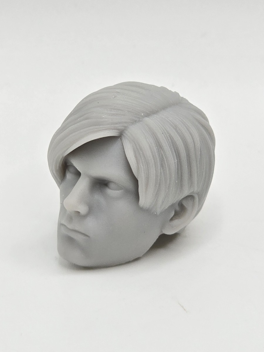 3d Printed LEON HEAD 1:12 6
