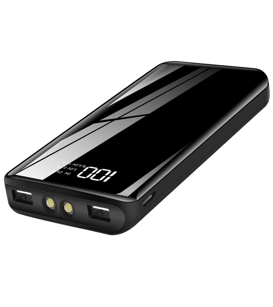 24000mAh Power Bank with LED Light and SOS Emergency Signal