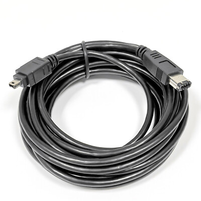 5m FireWire Kabel IEEE 1394 4-pol St / 6-pol St Stecker  bis 400 MBit Camcorder