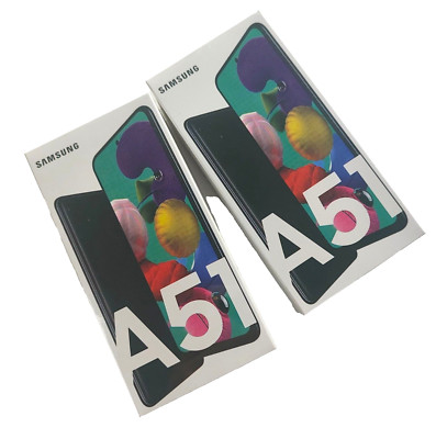  Sealed Samsung Galaxy A51 48MP 4GB+128GB SM-A515U 100% Factory Unlocked-Black 