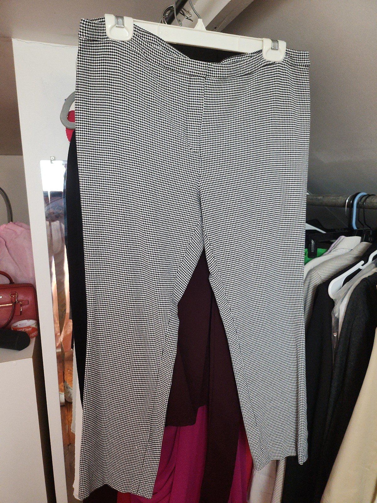Theory houndstooth bottoms size 12
