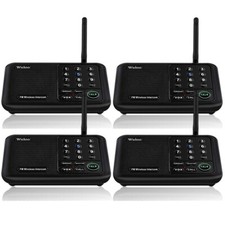 10 Channel Wireless Intercom System for Home Offices House Business 5280ft Range