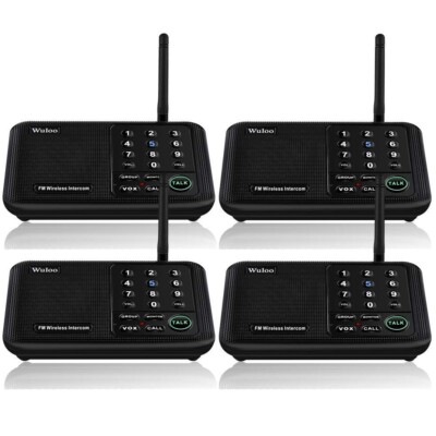 10 Channel Wireless Intercom System for Home Offices House Business ...
