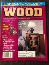 BETTER HOMES GARDENS WOOD MAGAZINE WOODWORKERS 69 April 1994 Cabinet