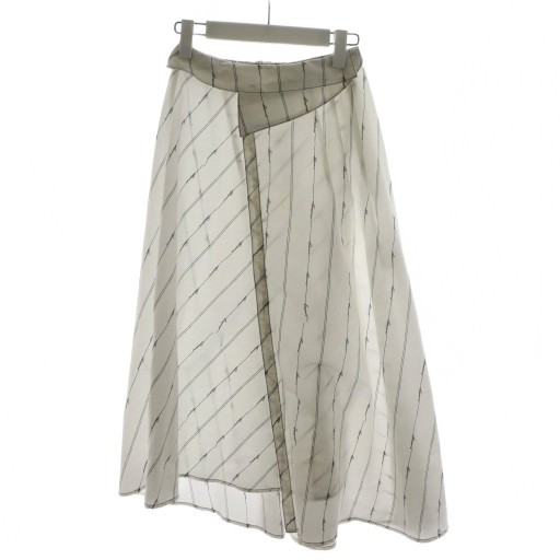 Ameri VINTAGE Flare Midi Skirt Long Asymmetrical … - image 1