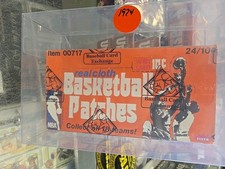 1974 Fleer Basketball Real Cloth Patches Box BBCE 24 Packs