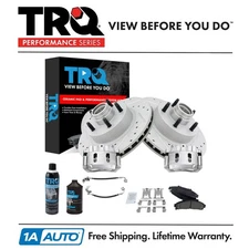 TRQ Performance Brake Pad & Rotor Kit Fits Ford Mercury