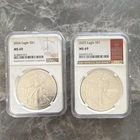 U.S. Mint 2024 2025 American Silver Eagle $1 1 oz Silver NGC MS69 (2 coins)
