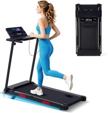 Portable Treadmill with Incline, 3.5HP Electric Small Treadmills for Home Small