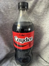 Share a Coke with   Cayden   2025 Personalized Gift Coca~Cola Bottle 20oz Zero