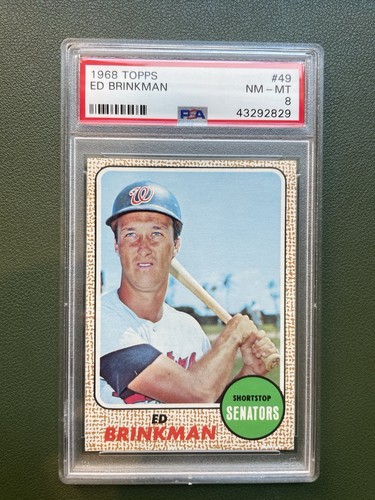1968 Ed Brinkman [Yellow Team Letters] #49