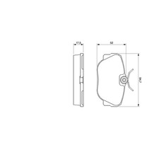 ? BOSCH BREMSBELAGSATZ SCHEIBENBREMSE VORNE 34111154377 NEU DE STOCK