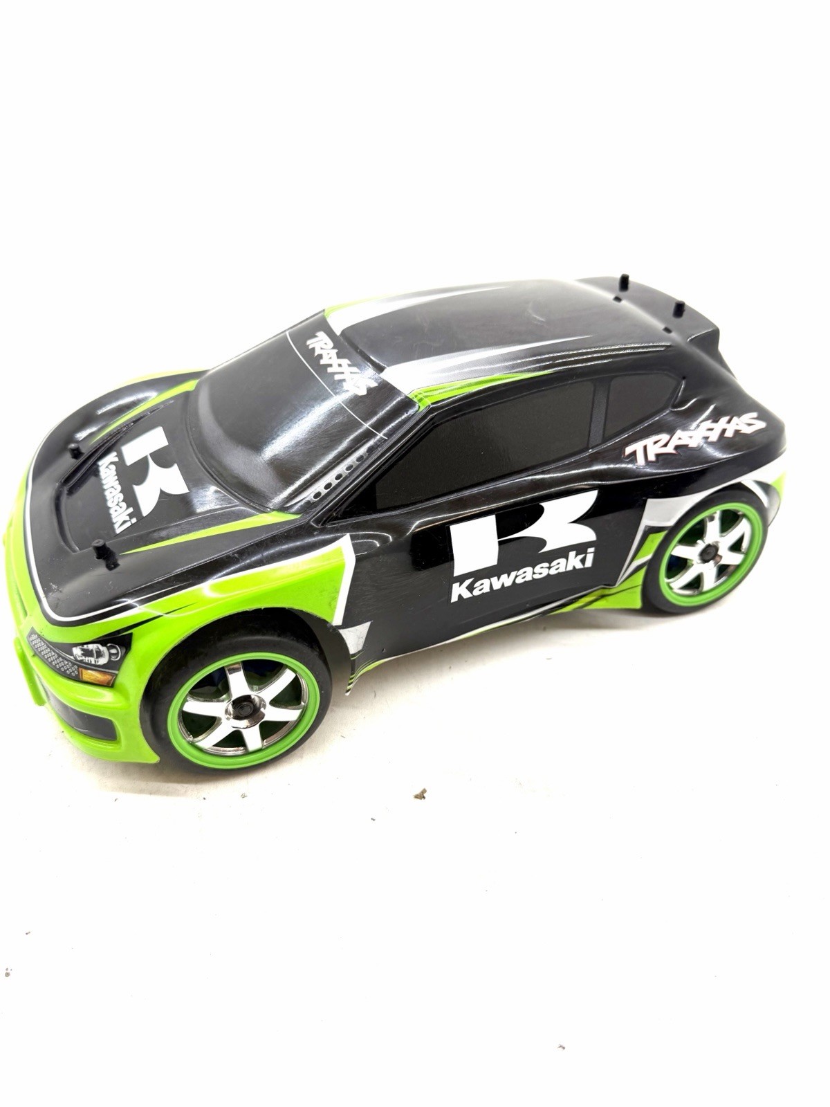 Traxxas Rally 1/16 VXL Kawasaki Edition Ultra Rare AMAZING!!