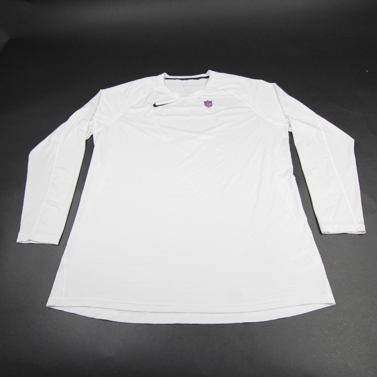 Nike NFL On Field Long Sleeve Shirt Men's White Used 3XL | eBay