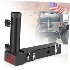 GADFISH Trailer Hitch Flagpole Mount - Universal Flag Mount for 2" Receiver, 