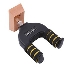 2X(Wall Mount Guitar Hanger Automatic Locking Guitar Racks Wall Hanger Hook4220