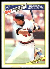 Reggie Jackson 1987 Topps Woolworth Baseball Highlights #4 Angels MLB READ