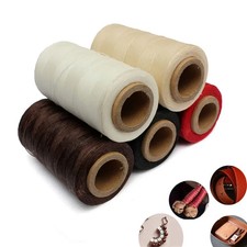 150D 1 Mm Cordon De Hilo encerado Para Coser Cuero Para manualidades 240M