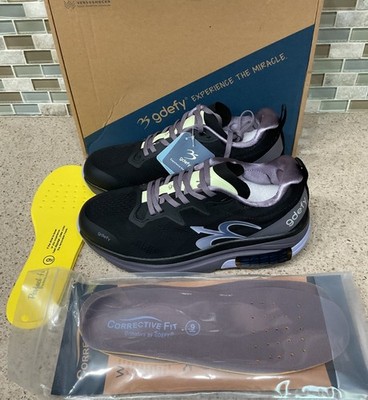 Gravity Defyer G-Defy Lauff Womens Sneakers Sz 9 Black Purple Athletic Shoes New