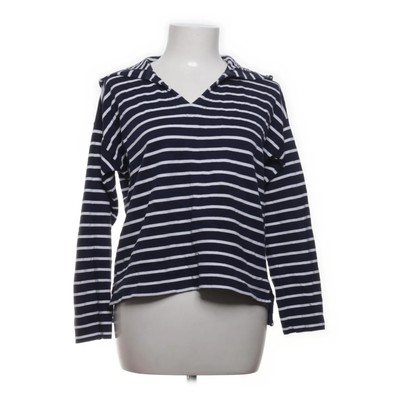 Chaps Denim, Kapuzenpullover, Größe: S, Blau/Weiß, Baumwolle, Streifen #qDy