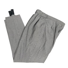 VTG 80's Women Sz 8 Houndstooth Stirrup Pants High Waist Pleated Preppy Office