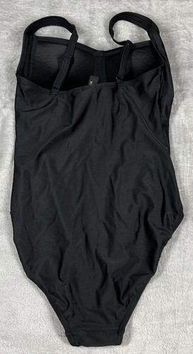 Costume da bagno Nip Tuck Swim pezzo unico donna taglia 4 nero controllo pancia trimshaper - Foto 2 di 8