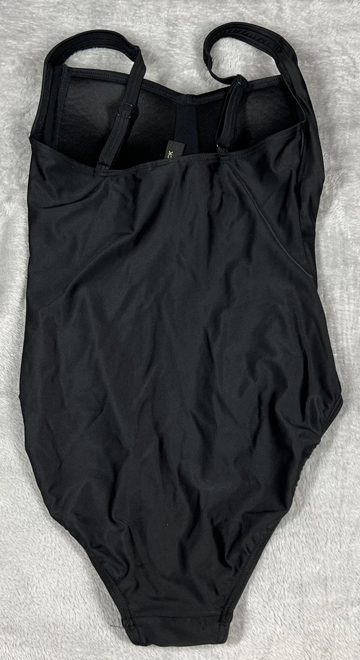 Traje de baño Nip Tuck Swim One Piece para mujer talla 4 negro control de barriga moldeador Foto 2 de 4