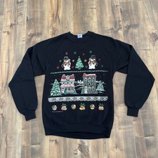 Vintage 90 s Frosty the Snowman Ugly Christmas Jerzees Sweatshirt Women s L 1994