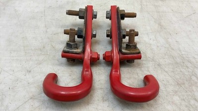 Jeep Wrangler JK OEM Rubicon Hardrock Rear Red Tow Hooks Pair 2013-2017 123523