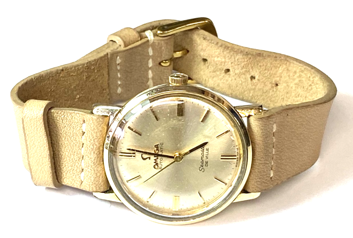 1964 Omega B6308 14K GF Seamaster De Ville 670 Automatic 31mm | eBay