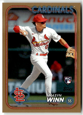 2024 Topps Series Two MLB No. 480 Masyn Winn Rookie Bronze 668/2024