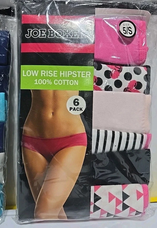 2 Joe Boxer Hipster 1 低腰内裤内裤女式 S /Sz.6 件 Ea — 第 4/4 张图片